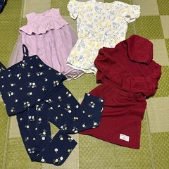 130女の子　お洋服　セットの画像