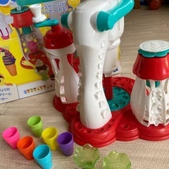 知育　粘土おもちゃ アイスクリーム屋さん　おままごとの画像