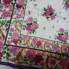 値下げ　パリKENZO花柄ハンカチ未使用の画像