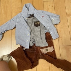 子供服　男児　90 ①秋冬3春パターン着回しの画像