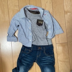 子供服　男児　90 ①秋冬3春パターン着回しの画像