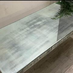 希少！煌びやかな全面ミラー仕様！最高級ダイニングテーブル♪約200万円