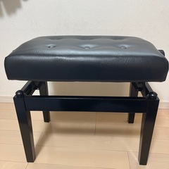 ピアノの椅子　高さ調節付き