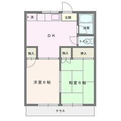 🉐フリーレント賃貸⭐️新座駅⭐️シャワートイレ・追い焚き・バス・...
