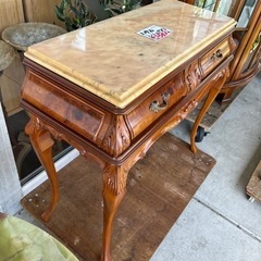 大理石コンソールデスク 大理石 コンソール デスク アンティーク調