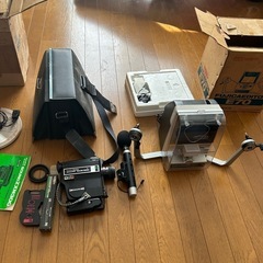 レトロ　カメラ　映写機の画像