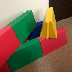 大きいブロック遊具の画像