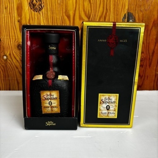 s0912601 未開封 オールドパー スーペリア OldParr Superior ANNO 1635 スコッチ インテリア お酒 ウイスキー 古酒 古ラベル 酒 中古品