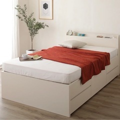 シングルベッドフレーム 大容量収納！