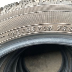 さらに！値下げしました！165/55R15 YOKOHAMA ice GUARD iG60  スタッドレスタイヤ　4本　バリ山　      　     の画像