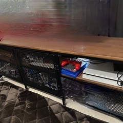IKEA収納力抜群のおしゃれテレビボードの画像
