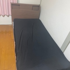 ニトリシングルベッド　コンセント付き