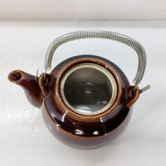 薬土瓶 土瓶急須 あめ色 きゅうす ポット　/UJ-1042 2Fの画像