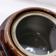 薬土瓶 土瓶急須 あめ色 きゅうす ポット　/UJ-1042 2Fの画像