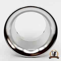 アルミ削り出しキャブレター ファンネル 　シルバー　銀　～42mm　PZ　VM　（イモネジ付き）1個 未使用　新品の画像