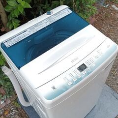 ★美品!!お届け可！★ 2021年製 ハイアール 4.5㎏ 全自動洗濯機 JW-U45HKの画像