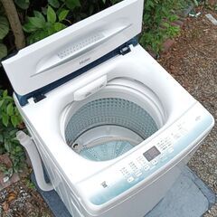 ★美品!!お届け可！★ 2021年製 ハイアール 4.5㎏ 全自動洗濯機 JW-U45HKの画像