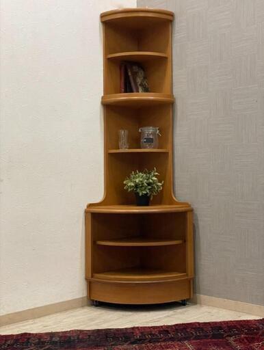 全国発送可能！】美品！北欧ヴィンテージ 高級コーナーキャビネット