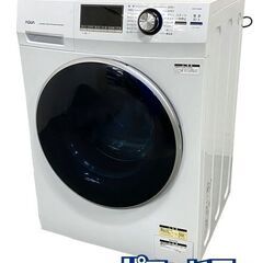 AQUA/アクア AQW-FV800E ドラム式洗濯機 8kg 左開き ホワイト 2019年製 中古家電 店頭引取歓迎 R8707