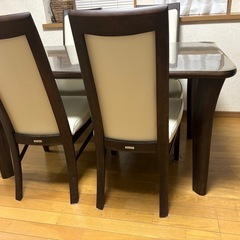 カリモク家具　ダイニングテーブルセットの画像