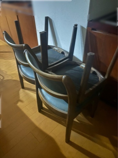ダイニングテーブル　椅子×4脚　セット