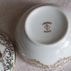 フランスブロカント Limoges 小物容れ リモージュの画像