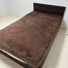 受け渡し完了しました！収納付きシモンズセミダブルベットセット