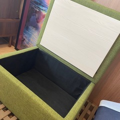 最終！！オットマン　ソファ　
収納スツール　　の画像