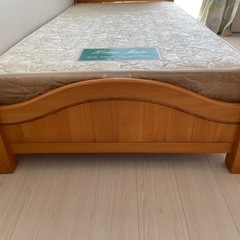 シングルベッド マットレス付の画像