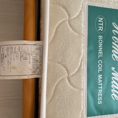 シングルベッド マットレス付の画像