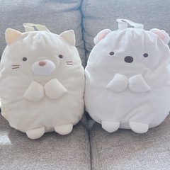 すみっこぐらし　ねこ　しろくま　人形型リュックセット