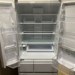 【池上店】Panasonic パナソニック 6ドア冷蔵庫 大型冷蔵庫 501L 2021年製造　フレンチドア ファミリーサイズ 自動製氷　NR-F507PX 大型冷蔵庫の画像