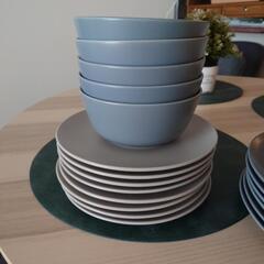 IKEAの食品プレート、 ボウル セットの画像