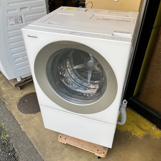 【池上店】パナソニック Panasonic ドラム式洗濯機 ドラム式洗濯乾燥機 ドラム式 洗濯機 洗濯乾燥機 ななめドラム式洗濯機 Cubleキューブル 洗濯 脱水7kg/乾燥3kg 左開き シャンパン NA-VG720L-N 2018年製