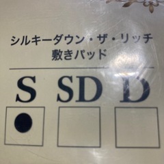 モリリンシルキーダウン・ザ・リッチ敷きパッド　シングル②の画像
