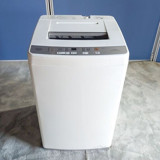 【取引成立】AQUA アクア 全自動電気洗濯機 AQW-S6M 6kg 2022年製【中古】