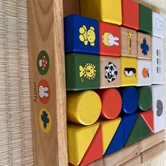 ミッフィ　積み木　パズル　セットの画像