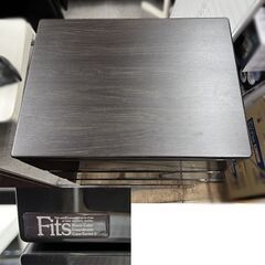 Fits フィッツ 4段 ウッドトップ プラチェスト ブラック 黒 幅約55.5cm 高さ85.0cm 衣類収納 収納家具 ☆札幌市 白石店  の画像