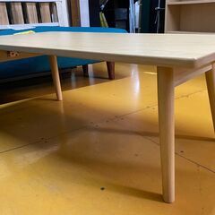 ニトリ　折りたたみテーブル　ラポール　ナチュラルの画像