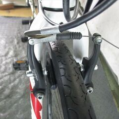Ｄ761　★25800円★整備済み クロスバイク中古自転車 【FUJI　SPARROW　白　50ｃｍ　アルミフレーム】の画像