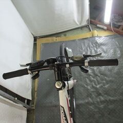 Ｄ761　★25800円★整備済み クロスバイク中古自転車 【FUJI　SPARROW　白　50ｃｍ　アルミフレーム】の画像