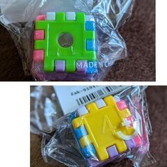 手動鉛筆削り/ブロック風キューブ型（新品）の画像