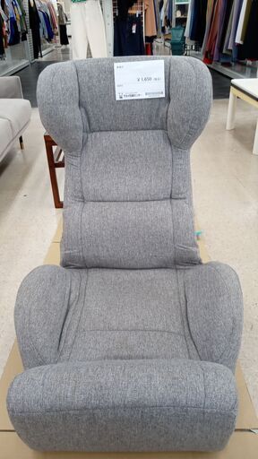 ★ジモティ割あり★ カインズ 座椅子 グレ－ H58×D86×W65 クリーニング済み TJ8493