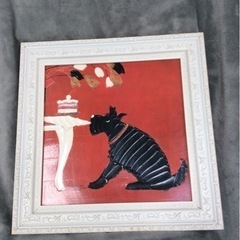 【値下げしました】「いたずら」ドミンゲス 特殊ゲル加工アート・額サイズ 39ｃｍ×39ｃｍ（約）no2149の画像