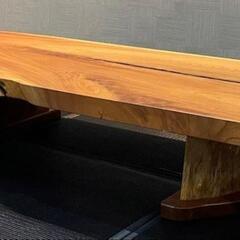 全国発送可能！】迫力ある一枚板！厚6cm 欅無垢材 最高級座敷