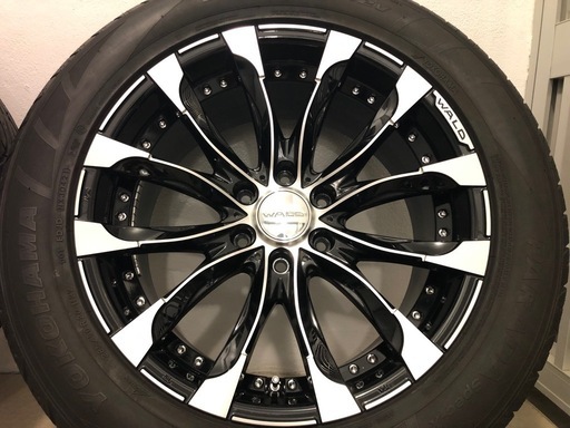 WALD JARRET J11C 20インチ 6穴 PCD139.70 9.5J+20 YOKOHAMA PARADA Spec-X 285/50R20 ヴァルド ジャレット プラド ハイラックス タイヤ山あり