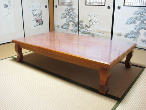 木製　座卓　１５０ｘ９０ｘ３４ｃｍ