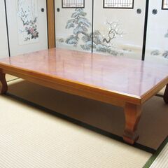 木製　座卓　１５０ｘ９０ｘ３４ｃｍ