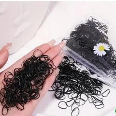新品　ポーチ付き　ヘアゴム　1000個セットの画像