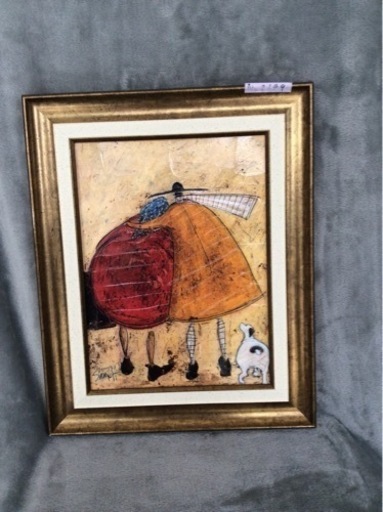 【値下げしました】サムトフトサムトフト 絵画　ハグしょう額サイズ 横32ｃｍ×縦39ｃｍ（約）no2149